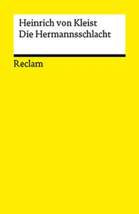 Kleist | Die Hermannsschlacht. Ein Drama | Buch | 978-3-15-014381-0 | www.sack.de