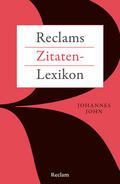 John |  Reclams Zitaten-Lexikon | Buch |  Sack Fachmedien
