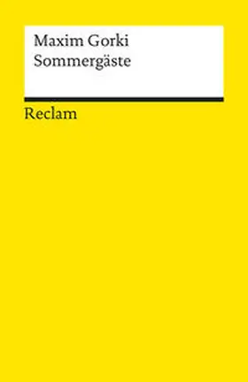 Gorki / Gor'kij |  Sommergäste. Szenen | Buch |  Sack Fachmedien