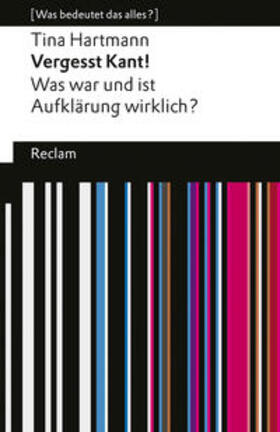 Hartmann |  Vergesst Kant! | Buch |  Sack Fachmedien