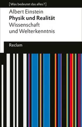 Einstein / Engler |  Physik und Realität. Wissenschaft und Welterkenntnis | Buch |  Sack Fachmedien