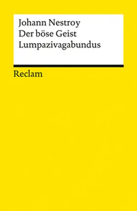 Nestroy / Mansky |  Der böse Geist Lumpazivagabundus oder: Das liederliche Kleeblatt | Buch |  Sack Fachmedien