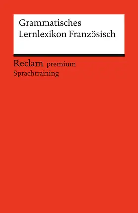 Hohmann |  Grammatisches Lernlexikon Französisch | Buch |  Sack Fachmedien