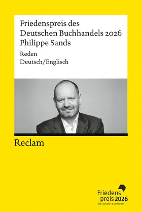 Sands |  Friedenspreis des deutschen Buchhandels 2026. Philippe Sands | Buch |  Sack Fachmedien