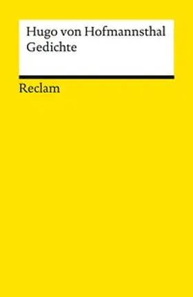 Hofmannsthal / Mayer |  Gedichte | Buch |  Sack Fachmedien