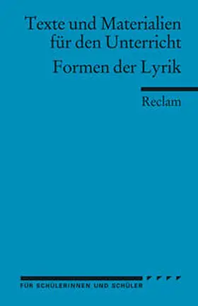 Bekes |  Formen der Lyrik | Buch |  Sack Fachmedien