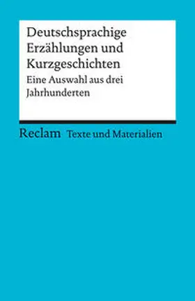 Mergen |  Deutschsprachige Erzählungen und Kurzgeschichten. Eine Auswahl aus drei Jahrhunderten. Für die Sekundarstufe II. Texte und Materialien für den Unterricht | Buch |  Sack Fachmedien
