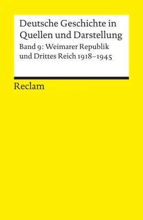 Hürten |  Deutsche Geschichte 9 in Quellen und Darstellung | Buch |  Sack Fachmedien