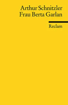Schnitzler / Fliedl |  Frau Berta Garlan | Buch |  Sack Fachmedien