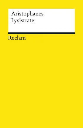 Aristophanes |  Lysistrate | Buch |  Sack Fachmedien