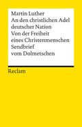 Luther / Kähler |  An den christlichen Adel deutscher Nation. Von der Freiheit eines Christenmenschen. Sendbrief vom Dolmetschen | Buch |  Sack Fachmedien