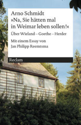 Schmidt / Reemtsma |  »Na, Sie hätten mal in Weimar leben sollen!« | Buch |  Sack Fachmedien