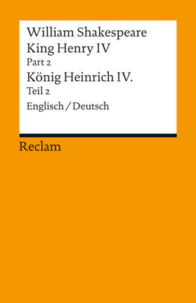 Shakespeare / Klein |  King Henry IV, Part 2 / Heinrich IV., Teil 2 | Buch |  Sack Fachmedien