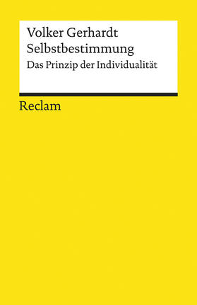 Gerhardt |  Gerhardt, V: Selbstbestimmung | Buch |  Sack Fachmedien