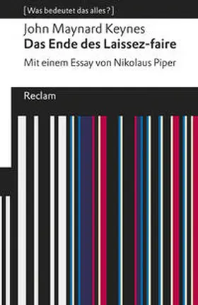 Keynes | Keynes, J: Ende des Laissez-faire | Buch | 978-3-15-019650-2 | sack.de