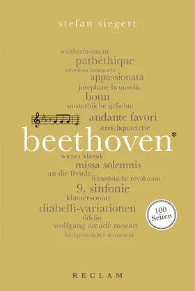 Siegert |  Beethoven. 100 Seiten | Buch |  Sack Fachmedien