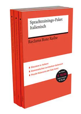  Sprachtrainings-Paket Italienisch. 3 Bände eingeschweißt. Reclam premium Sprachtraining | Buch |  Sack Fachmedien