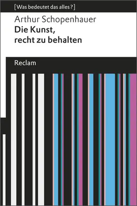 Schopenhauer | Die Kunst, recht zu behalten | E-Book | www.sack.de