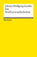 Goethe |  Die Wahlverwandtschaften. Ein Roman | eBook | Sack Fachmedien