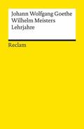 Goethe / Bahr |  Wilhelm Meisters Lehrjahre. Ein Roman | eBook | Sack Fachmedien
