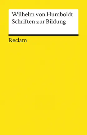 Humboldt / Lauer |  Schriften zur Bildung | eBook | Sack Fachmedien