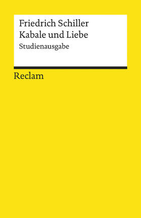 Schiller / Košenina |  Kabale und Liebe. Studienausgabe | eBook | Sack Fachmedien
