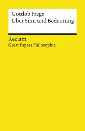 Frege / Voigt |  Über Sinn und Bedeutung | eBook | Sack Fachmedien