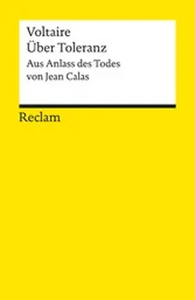 Voltaire |  Über Toleranz | eBook | Sack Fachmedien