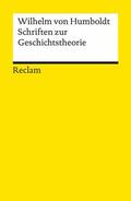 Humboldt / Rüsen / Wulff |  Schriften zur Geschichtstheorie | eBook | Sack Fachmedien