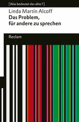 Alcoff | Das Problem, für andere zu sprechen | E-Book | sack.de
