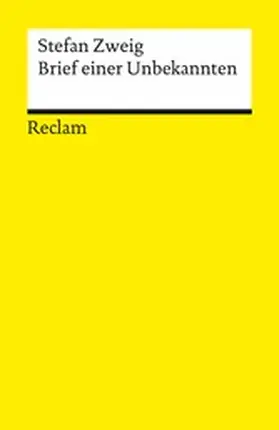 Zweig |  Brief einer Unbekannten | eBook | Sack Fachmedien