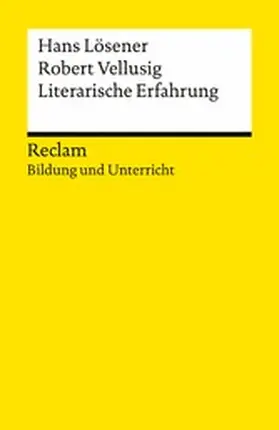Vellusig / Lösener |  Literarische Erfahrung | eBook | Sack Fachmedien