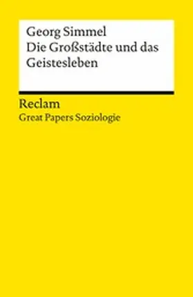 Simmel / Müller | Die Großstädte und das Geistesleben | E-Book | www.sack.de
