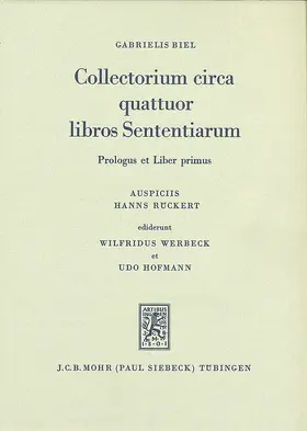 Biel / Steiger / Elze |  Collectorium circa quattuor libros Sententiarium | Buch |  Sack Fachmedien