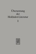 Herrmann / Necker / Schäfer |  Übersetzung der Hekhalot-Literatur | Buch |  Sack Fachmedien