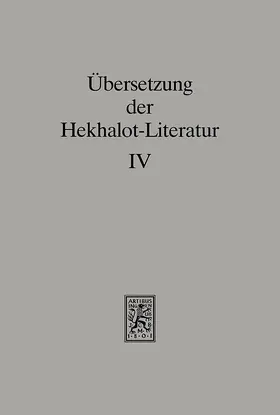 Schäfer |  Übersetzung der Hekhalot-Literatur | Buch |  Sack Fachmedien