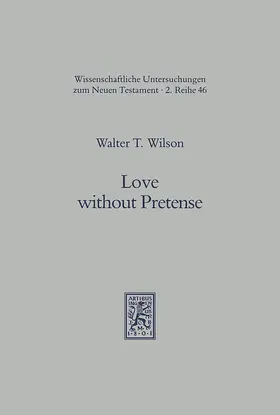 Wilson |  Love without Pretense | Buch |  Sack Fachmedien