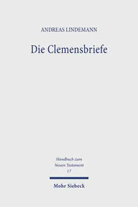 Lindemann |  Die Clemensbriefe | Buch |  Sack Fachmedien