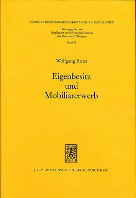 Ernst |  Eigenbesitz und Mobiliarerwerb | Buch |  Sack Fachmedien