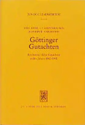 Frhr. von Campenhausen / Christoph |  Göttinger Gutachten I | Buch |  Sack Fachmedien