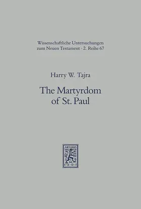 Tajra |  The Martyrdom of St. Paul | Buch |  Sack Fachmedien