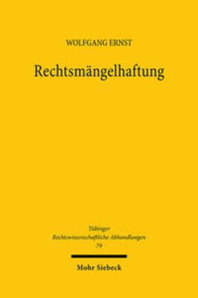 Ernst | Rechtsmängelhaftung | Buch | 978-3-16-146322-8 | sack.de