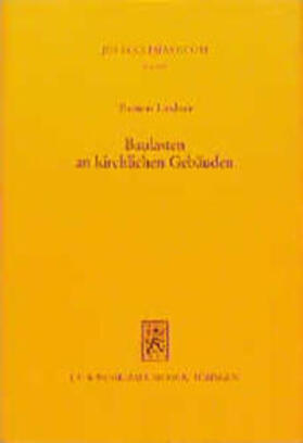 Lindner | Lindner, T: Baulasten an kirchlichen Gebäuden | Buch | 978-3-16-146459-1 | sack.de