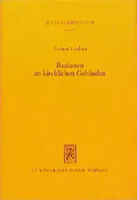 Lindner |  Baulasten an kirchlichen Gebäuden | Buch |  Sack Fachmedien