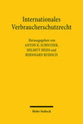 Heiss / Rudisch / Schnyder |  Internationales Verbraucherschutzrecht | Buch |  Sack Fachmedien