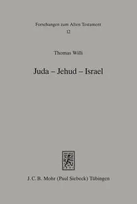 Willi |  Juda - Jehud - Israel | Buch |  Sack Fachmedien