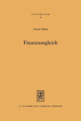 Häde | Haede, U: Finanzausgleich | Buch | 978-3-16-146636-6 | sack.de