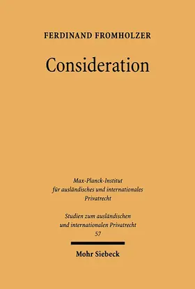 Fromholzer |  Consideration | Buch |  Sack Fachmedien