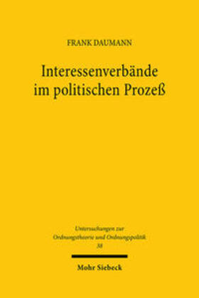 Daumann | Interessenverbände im politischen Prozeß | Buch | 978-3-16-147126-1 | sack.de