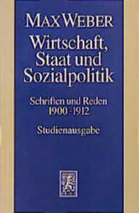 Weber / Schluchter |  Max Weber-Studienausgabe | Buch |  Sack Fachmedien